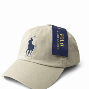 Polo Ralph Lauren Beige Big Pony Baseball Cap