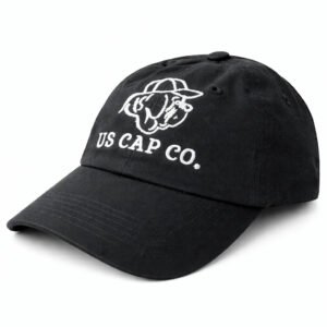 Legacy US Cap Co. Black Embroidered Baseball Cap
