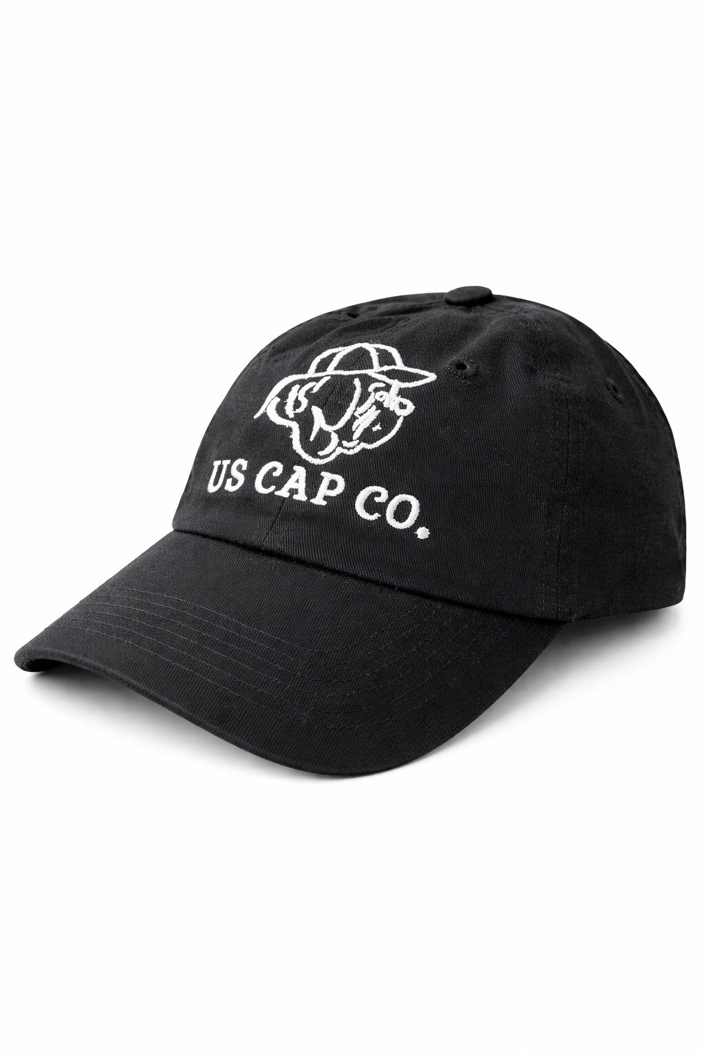 Legacy US Cap Co. Black Embroidered Baseball Cap
