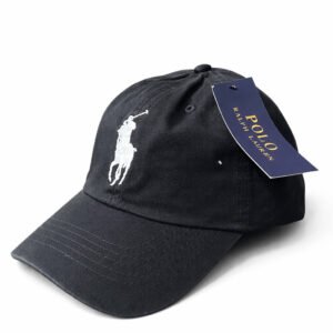 Polo Ralph Lauren Black Big Pony Baseball Cap