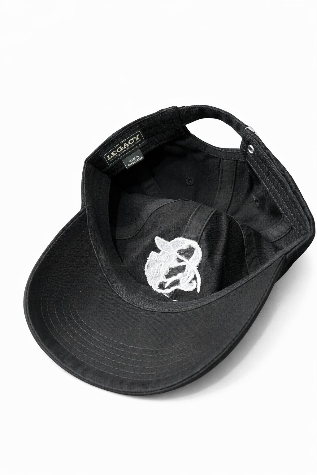 Legacy US Cap Co. Black Embroidered Baseball Cap - Image 4