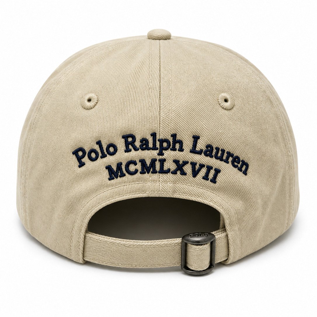 Polo Ralph Lauren Classic Cap – Sand Beige - Image 4