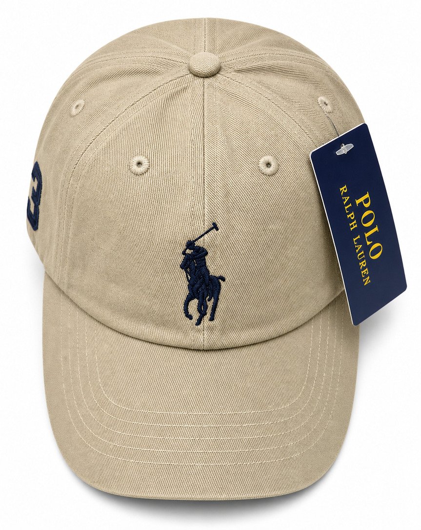 Polo Ralph Lauren Classic Cap – Sand Beige - Image 2