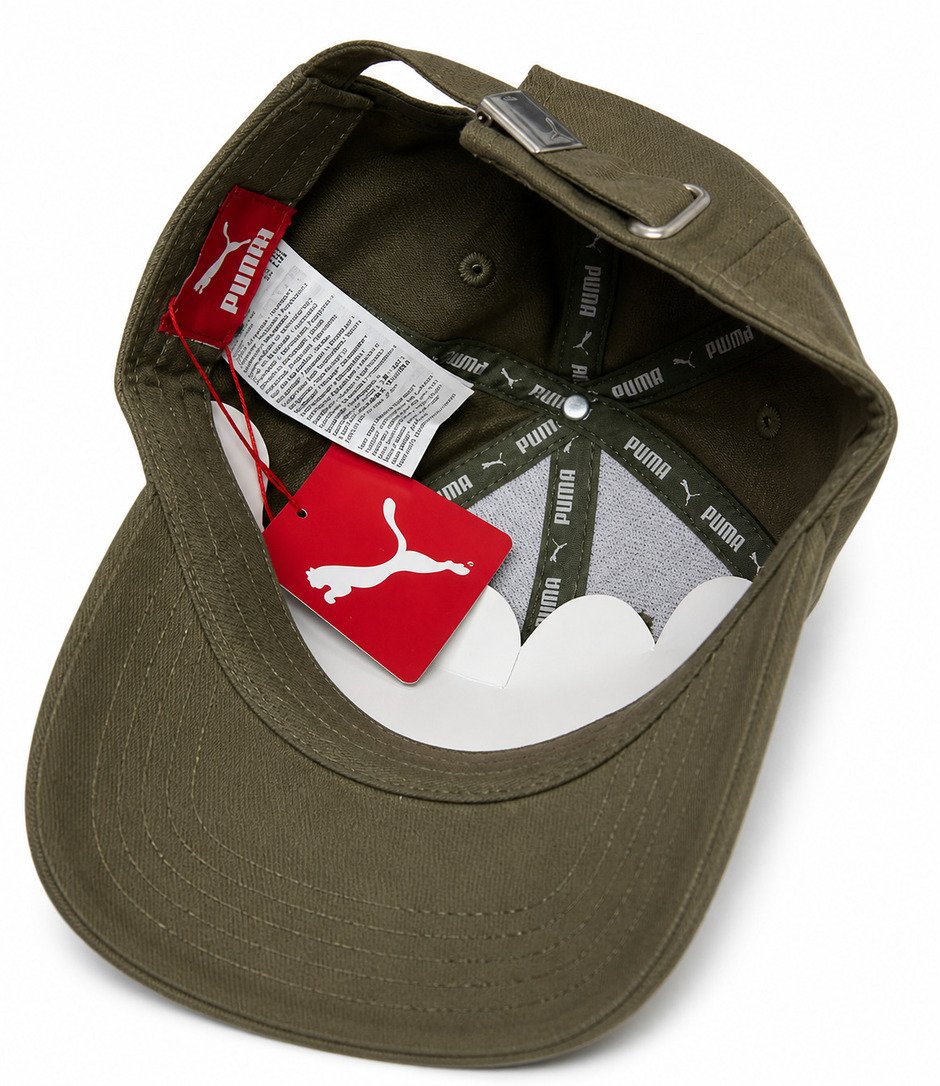 Puma Patch Cap – Olive Green - Image 4