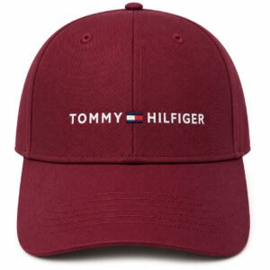 Tommy Essential Cap – Burgundy